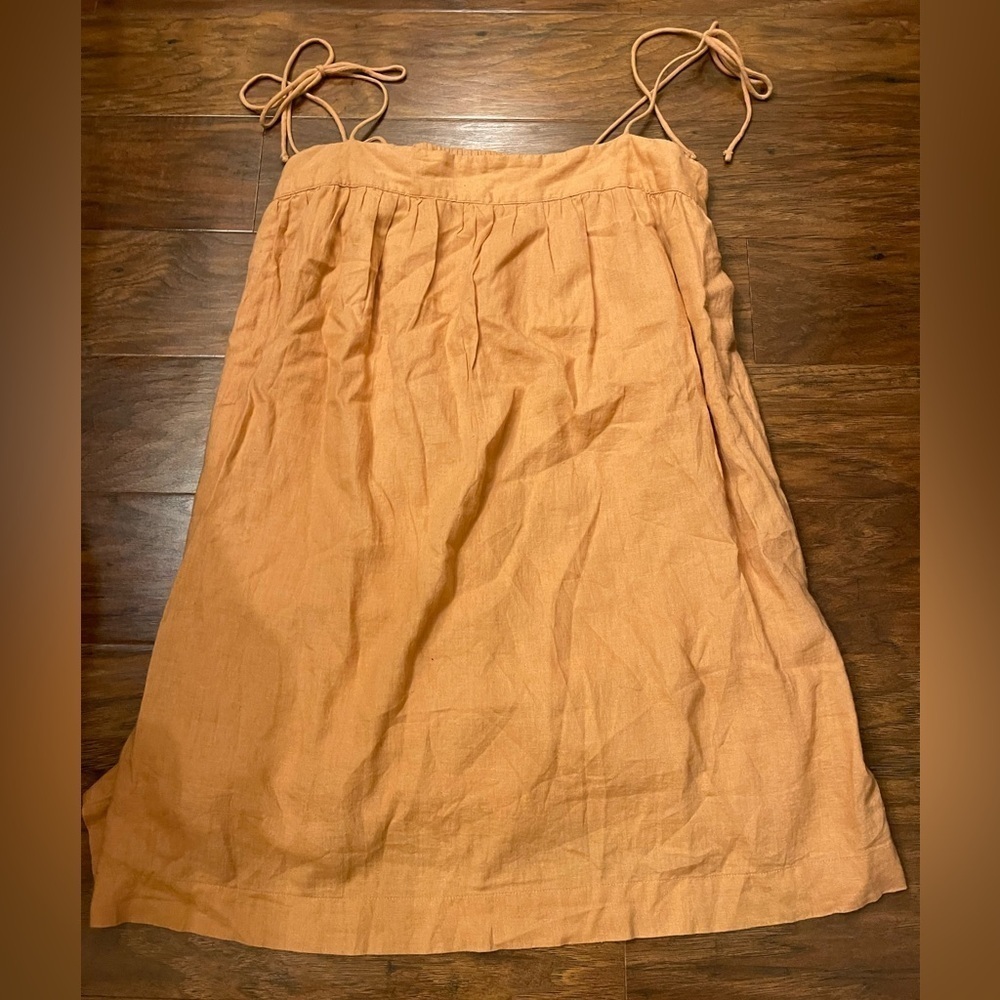 NWT Abercrombie Linen Blend Mini Dress Size M